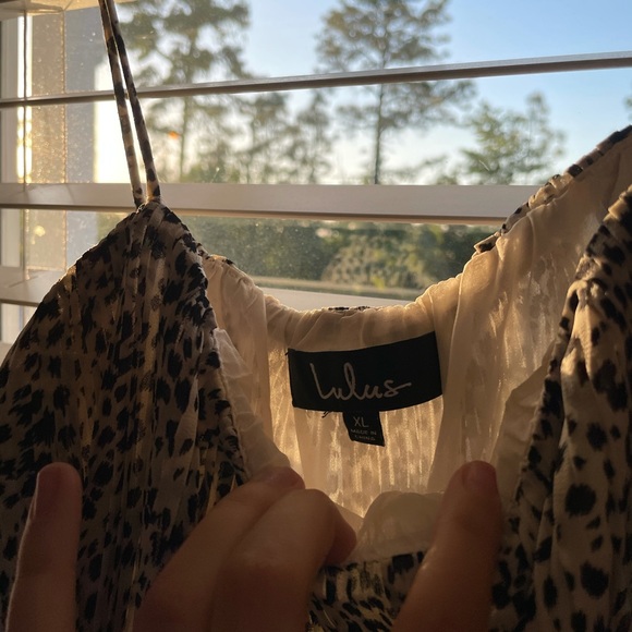 Lulu's Leopard Print Mini Dress - Picture 1 of 4